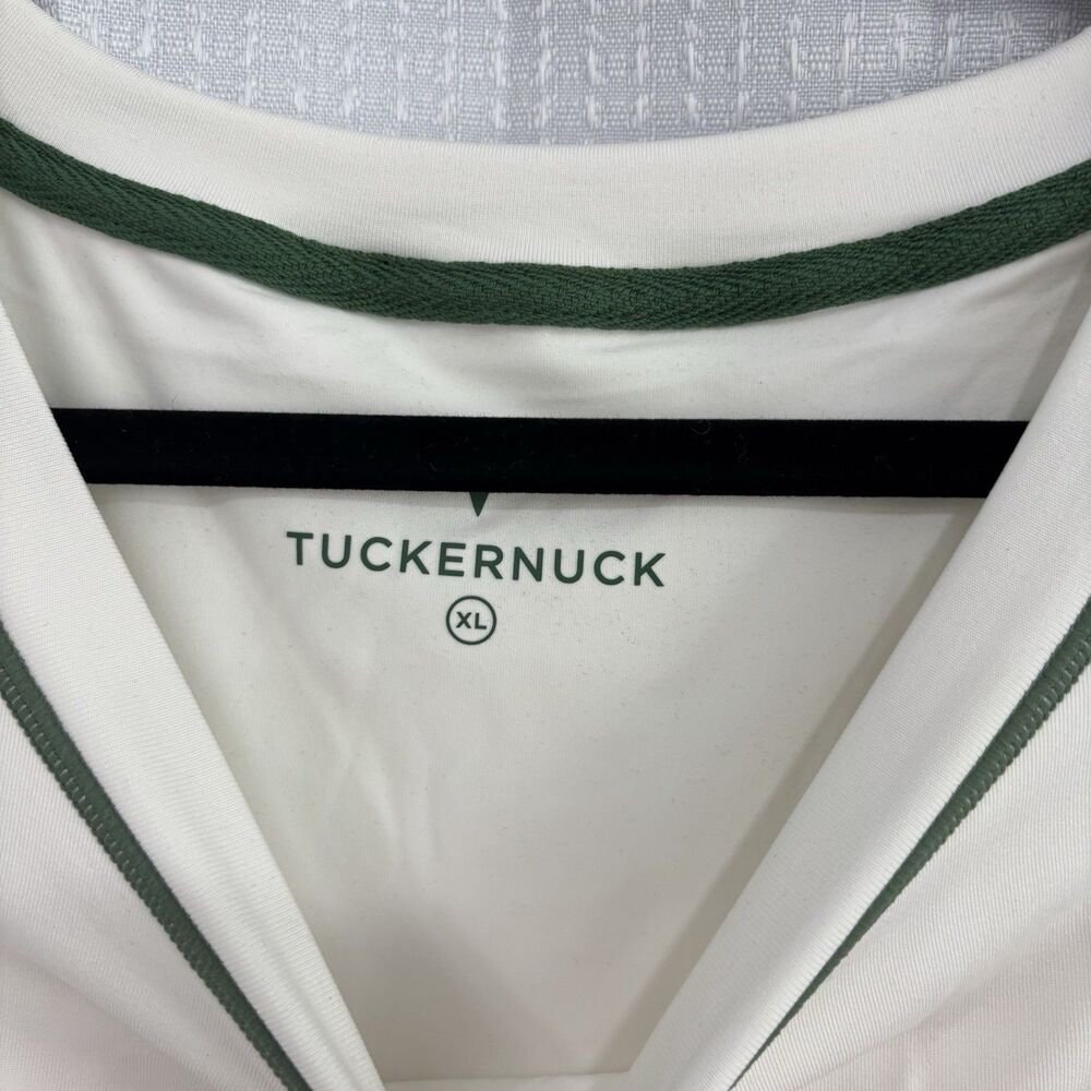 Tuckernuck Dress Size XL White Green Athletic Workout Tnuck Sport Tennis NWT - Picture 3 of 7